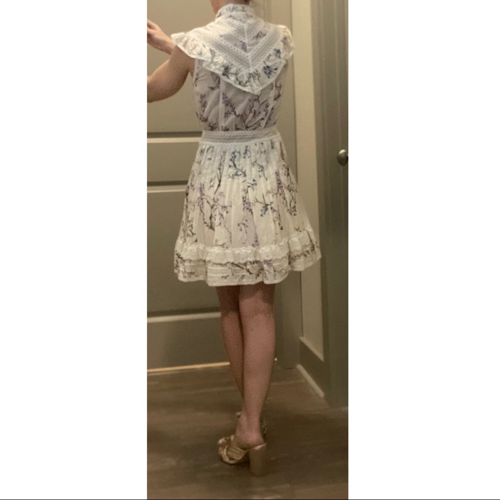 👗SOLD!!👗Zimmermann floral print high neck dress size 0 - Picture 3 of 13